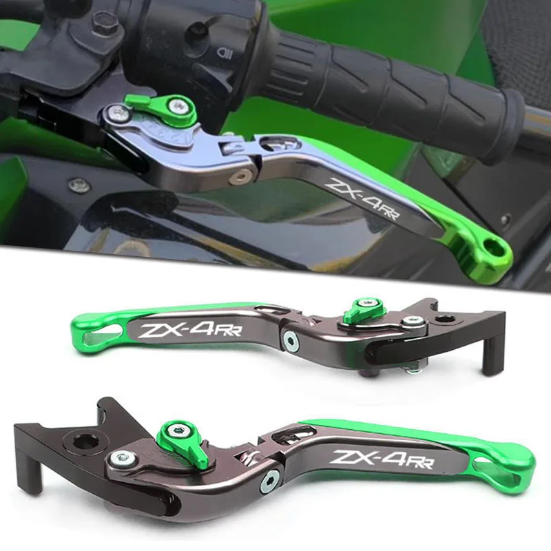 

Fit For ZX-4R ZX-4RR ZX4RR ZX 4R 4RR 2023 2024 Motorcycle Accessories CNC Folding Extendable Brake Levers