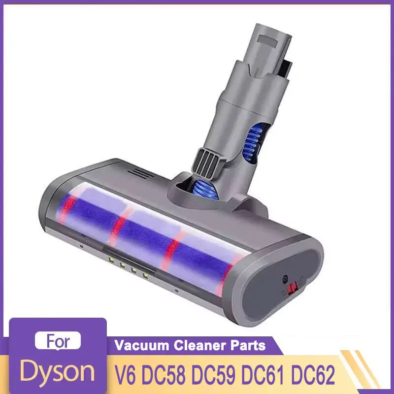 Brush Head for Dyson V6 DC45 DC62 DC74 DC58 DC61 Vacuum Cleaner Floor Soft Sweeper Roller Head Floor Brush Replacement