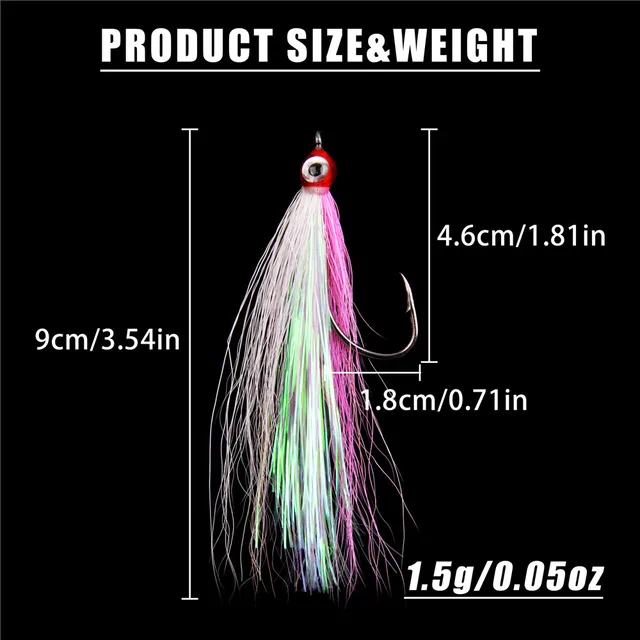 Fish Bucktail Jig, Fluke Fishing Rigs Bucktail