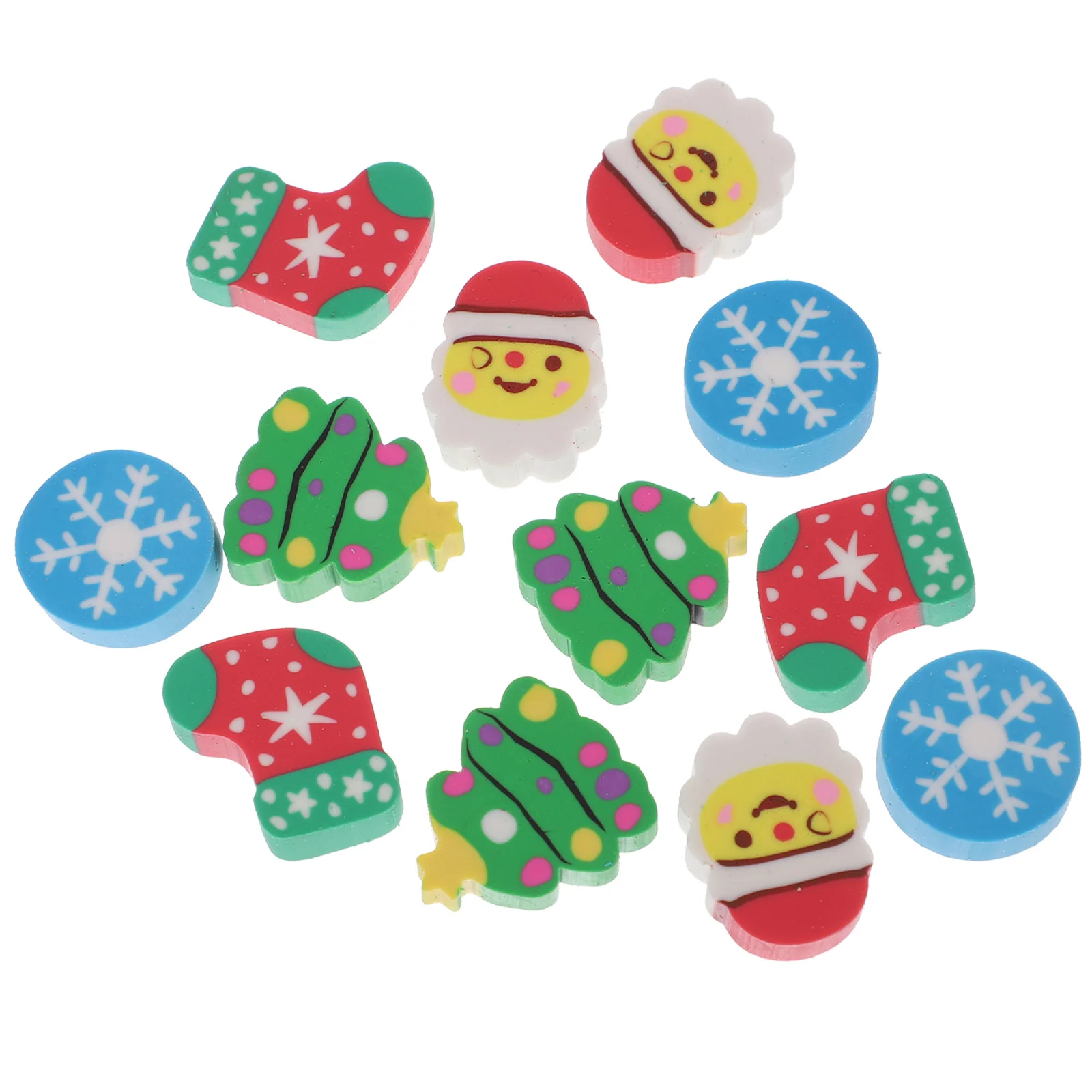 

3 Boxes Creative Pencil Erasers (Random Color, 1 Box 4Pcs for Each)