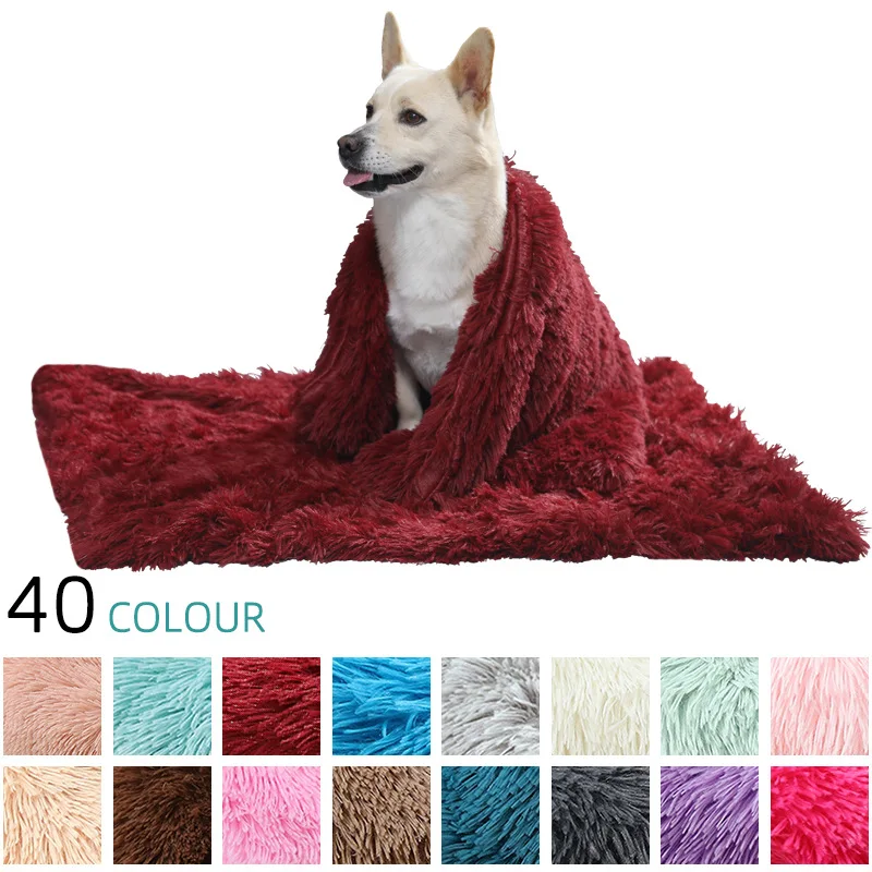 Custom Plush Faux Fur Pet Blanket Cozy Water Resistant Cozy Pet Calming Cat  Bed Waterproof Puppy Throw Dog Cover Blanket for Dog - AliExpress