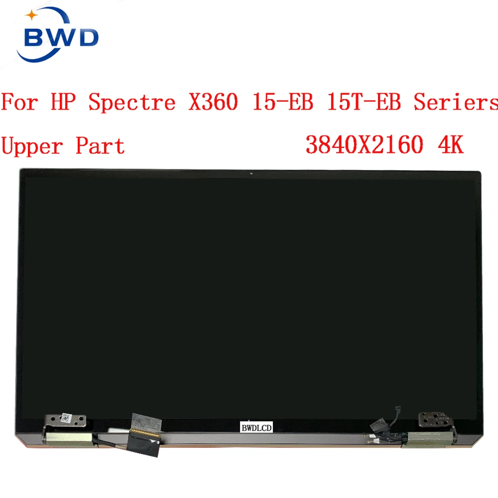 Per Hp Spectre X360 Serie 15-Eb 15T-Eb0043Dx L97635-001 L97639-001 15.6 ''Uhd Oled Lcd Touch Screen Assemblaggio Completo Di Parti Uper