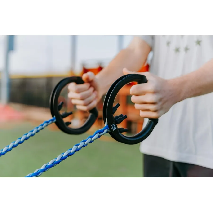 Braided Band Light/Medium Resistance, Increases Durability and Safety, Supports Multiple Grips, Increases Muscle Activation by 3