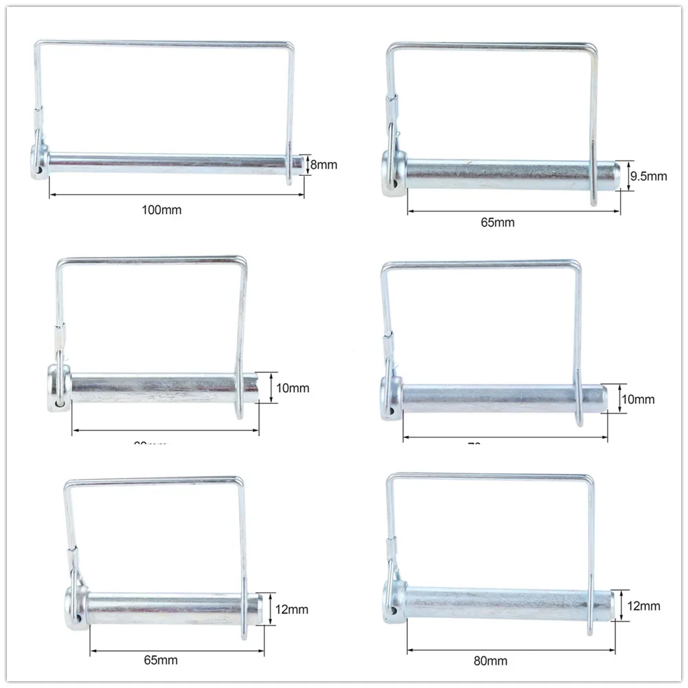 5 Perno Di Bloccaggio M12 X 80 Mm | In Acciaio Zincato Per Rimorchi E Attrezzature Agricole - Foto 3