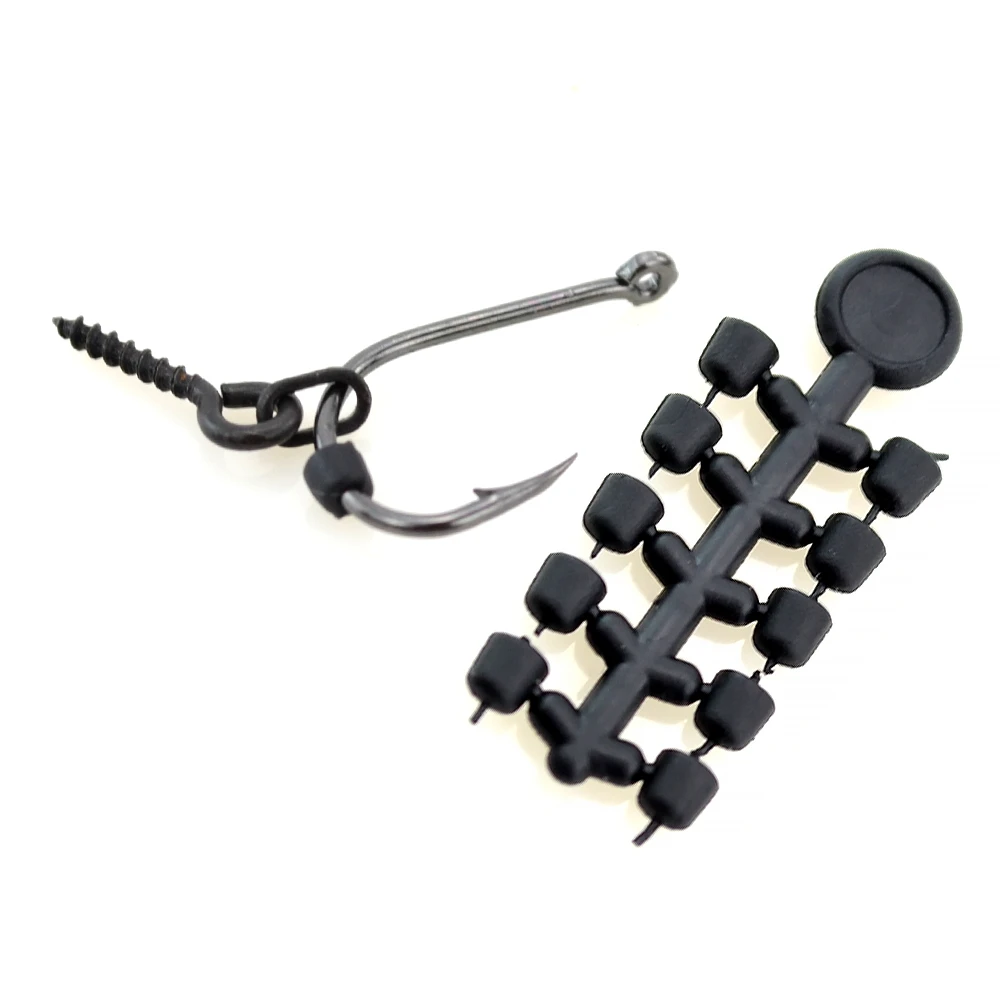 50pcs Rubber Beads 20pcs Fishing Boilie Screw Chod Rigs Carp Fishing Accessories Fish Hook Stopper