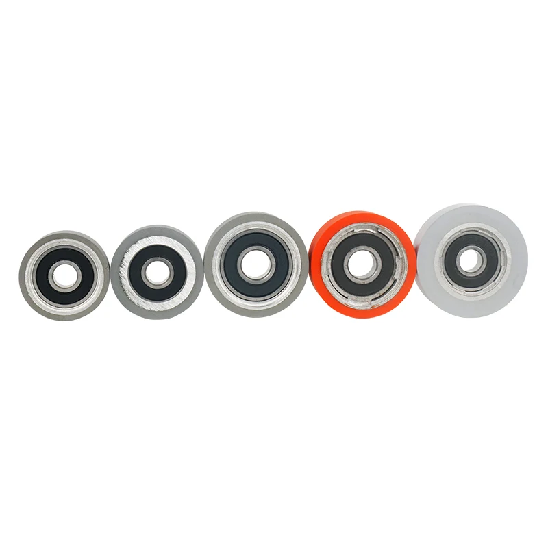 2PCS Wear-resistant Polyurethane Roller Rubber Wheel KDT NANXING HOMAG Edge Banding Machine edge banding machine roller