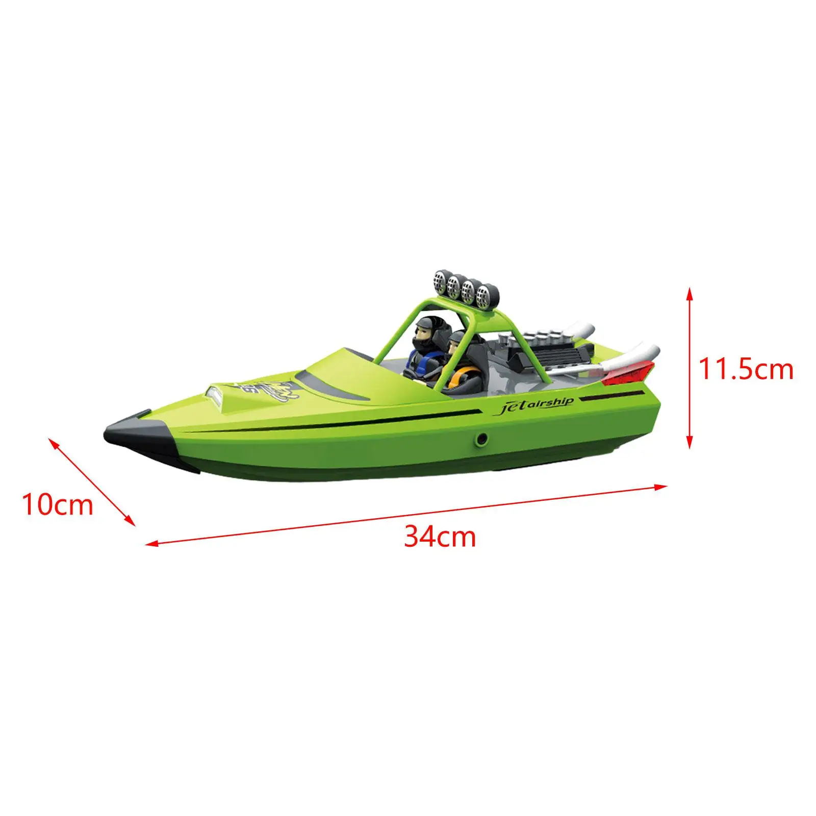 RC Boat Outdoor Radio Controlled Watercraft Self Righting Racing Boat for Kids Boys Girls Teens Pools and Lakes Birthday Gifts