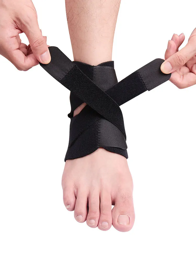 

Защитный футбольный фиксатор голеностопа, баскетбольный фиксатор голеностопа, компрессионный нейлоновый ремень, протектор голеностопа