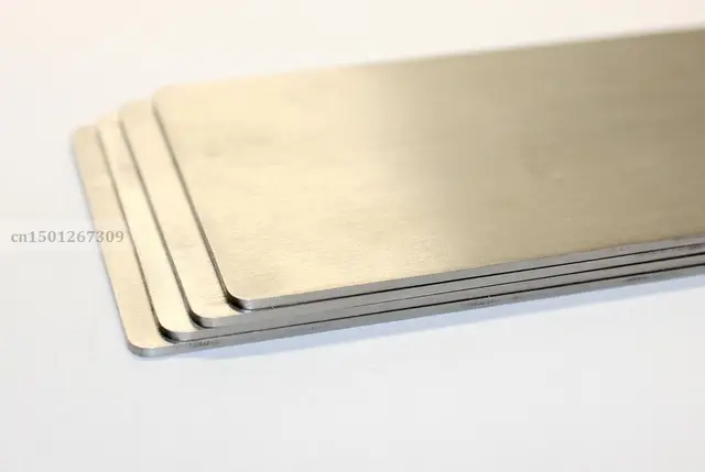 Thick 1mm Stainless Steel Blank Metal Business Card Size 85*53mm Matte  Brushed Finishing 1/2/5/10/15 - You Choose Quantity - AliExpress