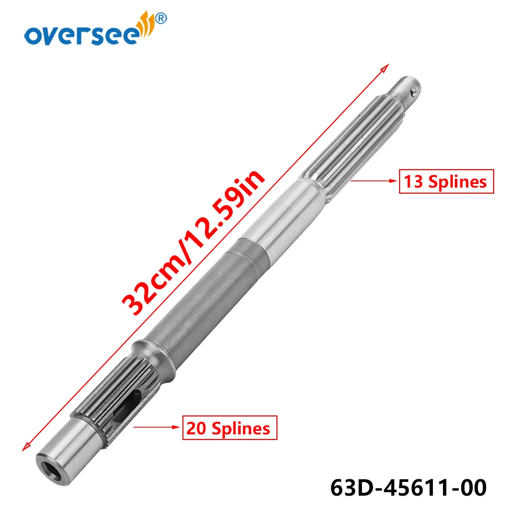 

63D-45611 вал пропеллера для Yamaha 4-тактный подвесной мотор F40 F50 F60 4T Hidea Parsun 40-60HP 63D-45611-00