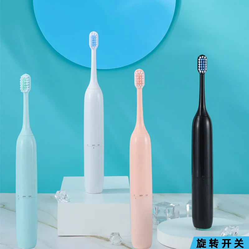 

Sonic Electric Toothbrush Adult Battery Smart Toothbrush Tooth Whitening Quick Toothbrush Replacement Head