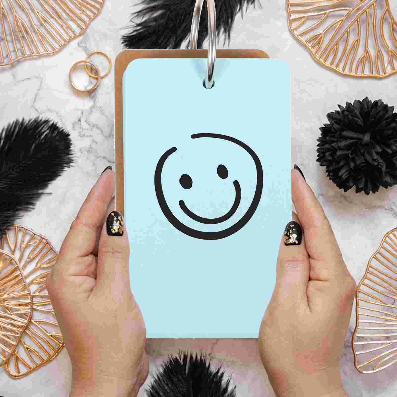 빈 쓰기 카드 메모장, 빈 메모 카드, 학생 단어 플래시 카드, 휴대용 메모장