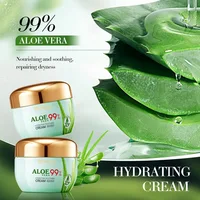 2pcs/kit BIOAQUA Aloe Vera Skin Care Sets Face Eye Cream Moisturizing Hydrating Firming Aloe Creams Face Skin Care Set 3