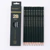 12pcs 2B Graphite Professional Drawing Pencils Sketch Pencil Black Lead Pencils for Sketching 5