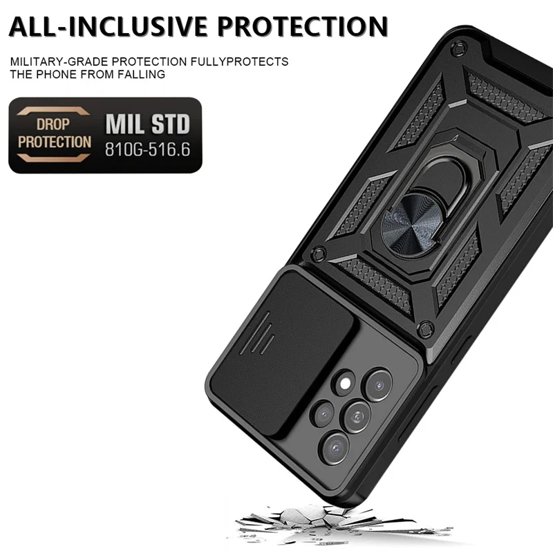 Shockproof Slide Camera Lens Case - Enhanced Protective Armor Cover