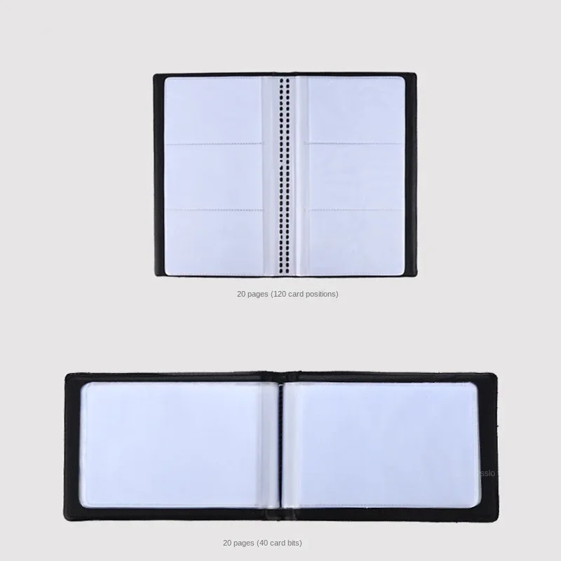 Card Holder 40/120 Leather Credit Card Organizer Case