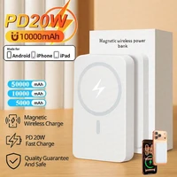 For Apple Magnetic 50000mAh Powerbank External Battery Portable Charger Fast Charging For iPhone 17 16 15 14 Magsafes Power Bank