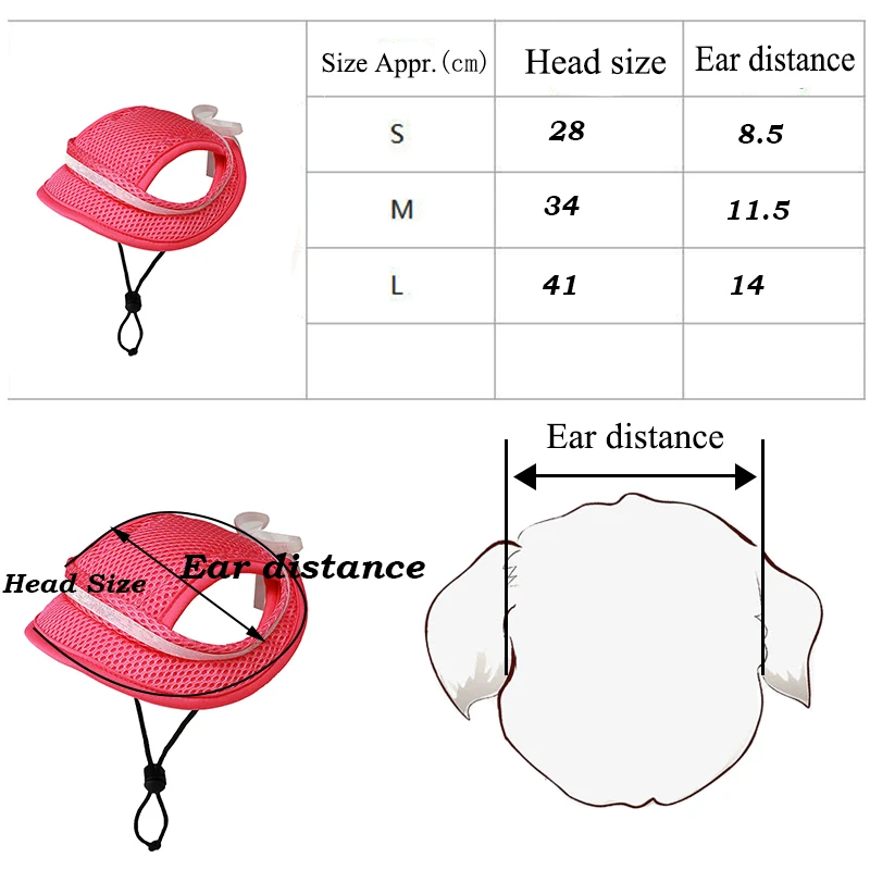 Pet Dog Hat Accessories Dogs Baseball Cap Puppy Grooming Dress Up Hat Pets Dogs Outdoor Hat Headwear Casual Cute Dog With Hat