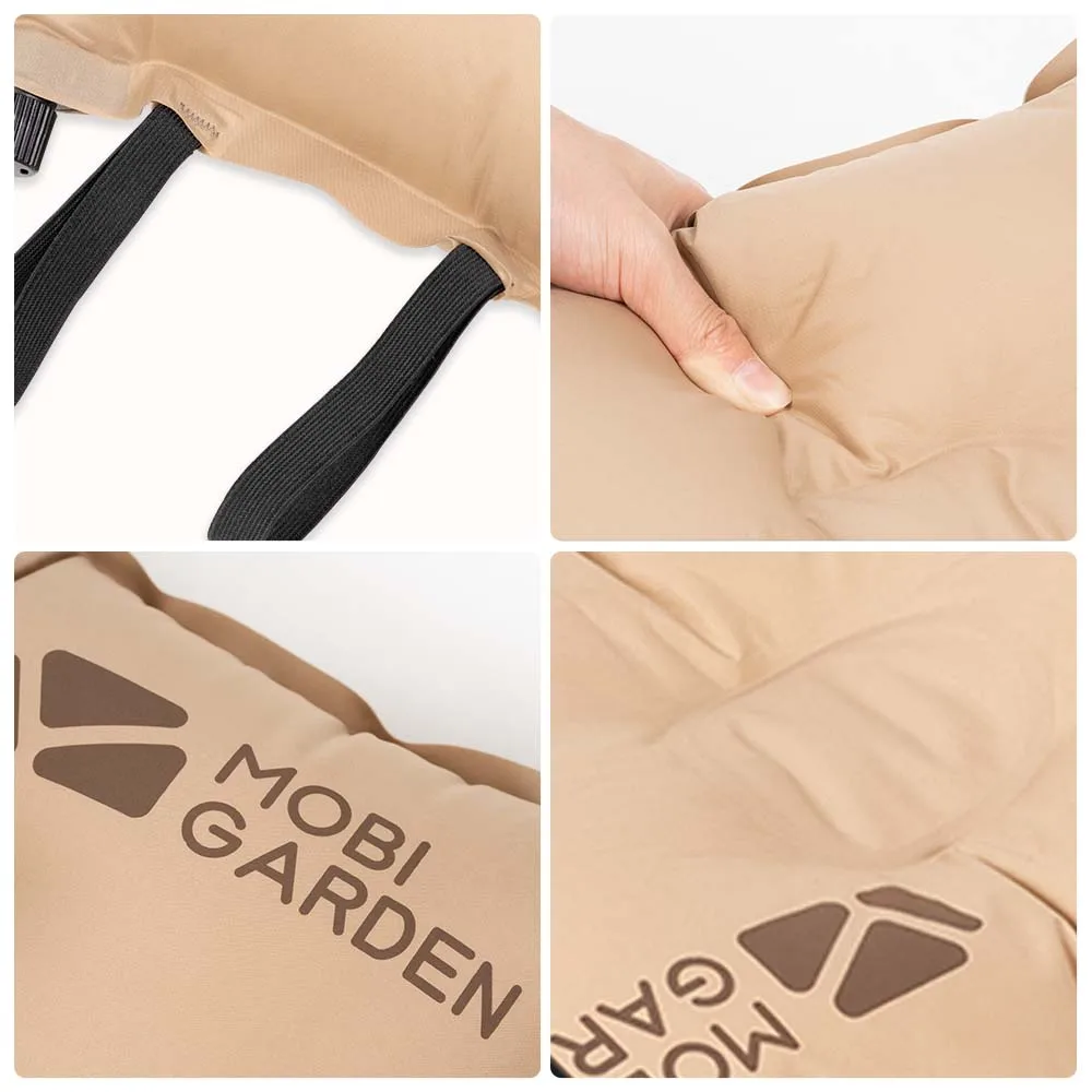 Inflatable camping pillow MOBI GARDEN Camping Inflatable Pillow Automatic Ultralight Sponge Comfortable Outdoor Travel Sleeping Pillow inflatable pillow camping pillow