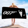 British Legend J-James B-Bond 007 Cartoon Beach Towel Cute Kawaii Room Decor Bath Girls Children Hand Towels For Bathroom Shower 5