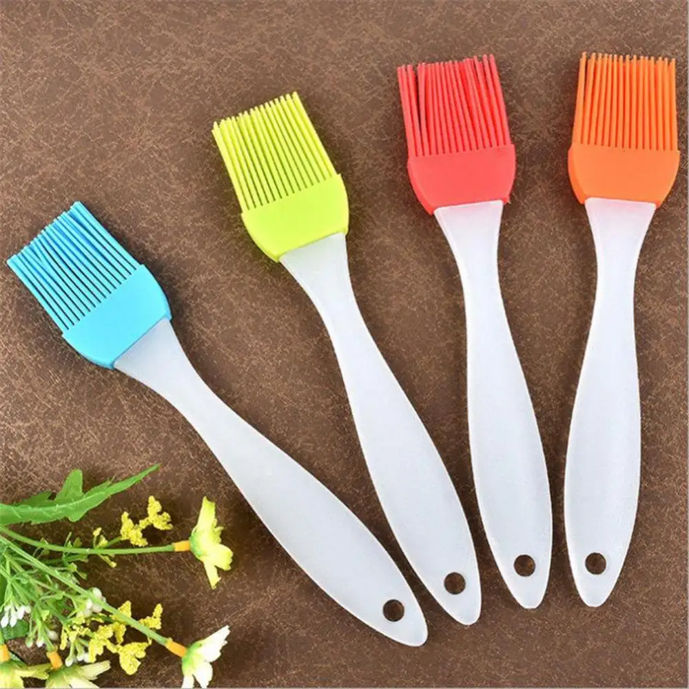 Silicone Spatula Silicone Cake Brush Pastry Brush Silicone Spatula Barbeque Brush Cream Brush Cooking BBQ Heat Resistant Oil Kitchen Bar Cake Baking Tools Utensil Supplies