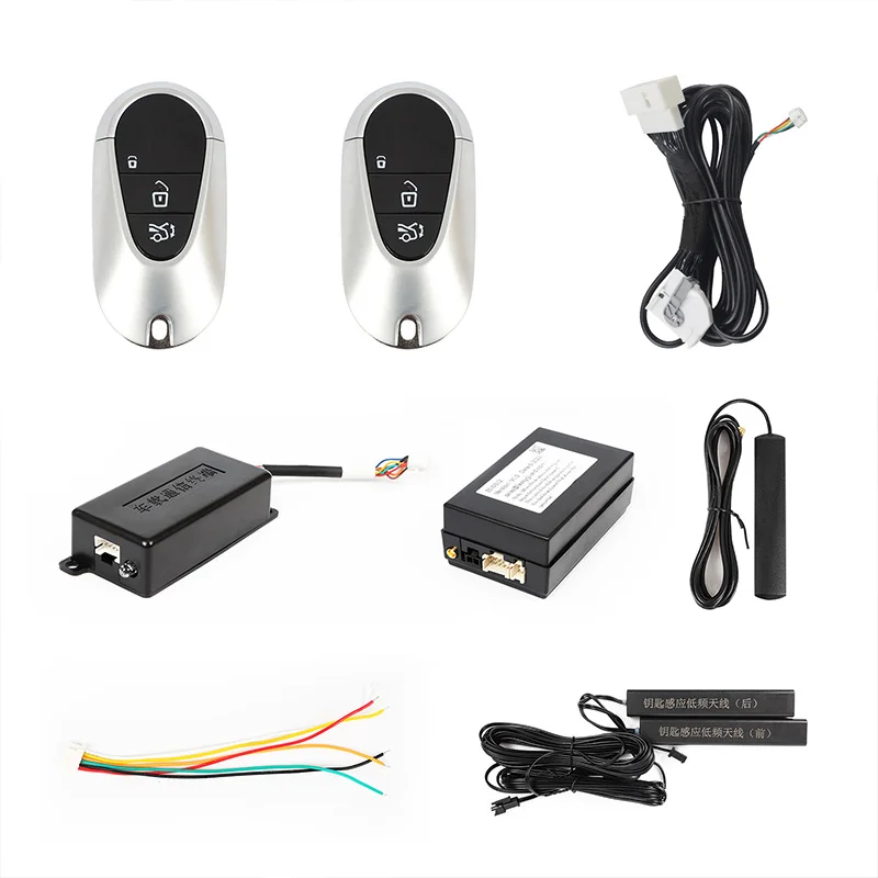 EASYGUARD Remote Control Smart Key PKE Kit Fit For Benz Vehicle With Factory OEM Push Start Button & Comfort Access/Entry BE3 for mercedes benz glk class 2008 2012 add car push start stop systemremote starter and keyless entry system with new remote key