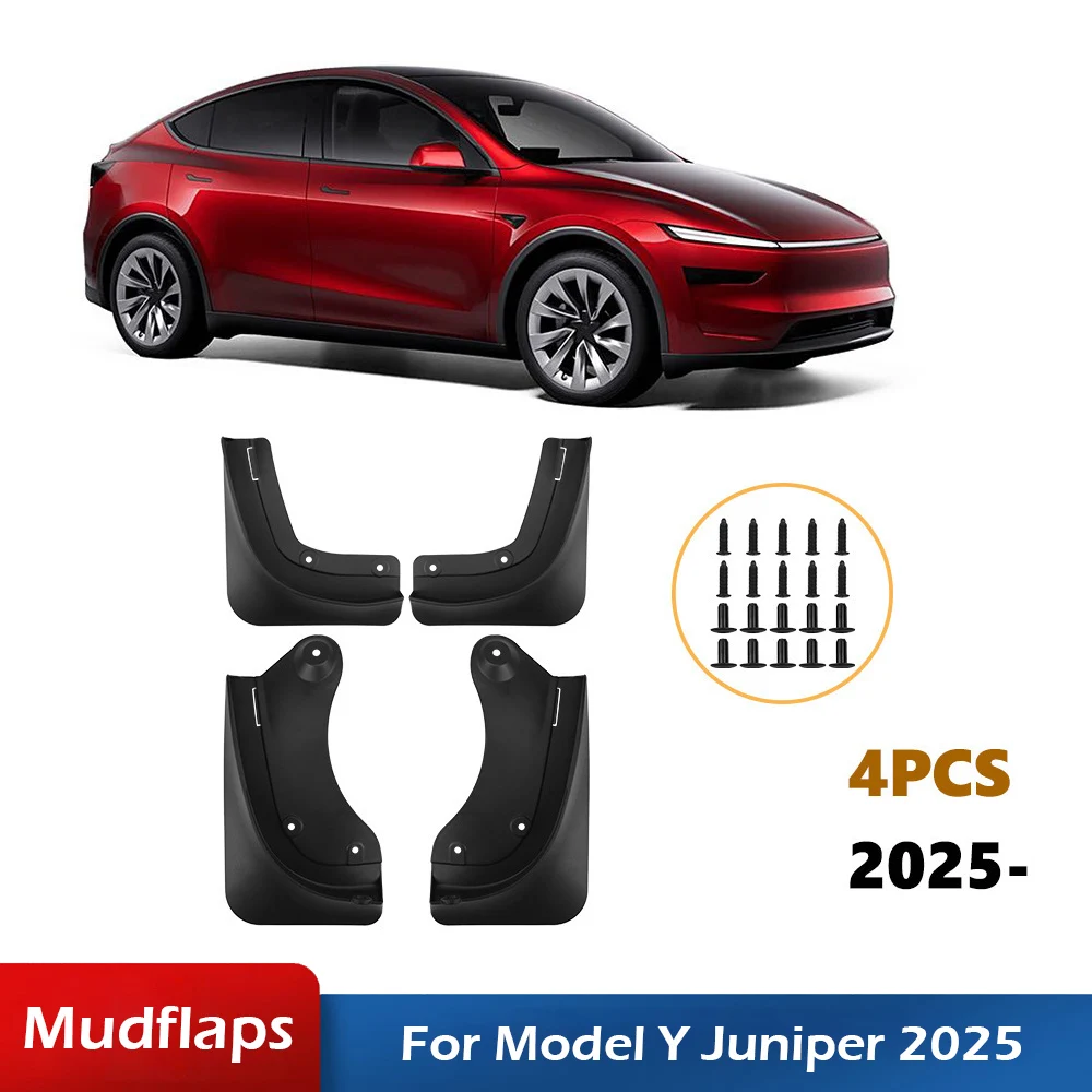 car mud flaps Tesla Model Y Juniper 2025 Mudguards Mud Flaps Anti-Snow Anti-Sand Splash Front Rear Guard Auto Accessories