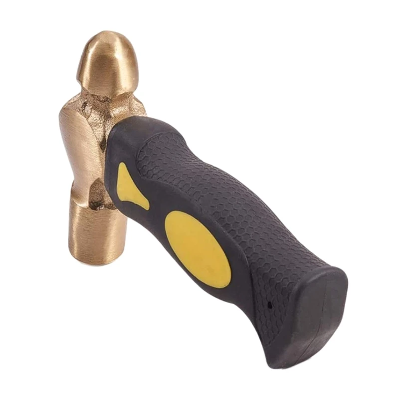 

Double-faced Hammer Two Sided Brass Hammer Household Mallet DIY Stamping Hammer Drop Shipping