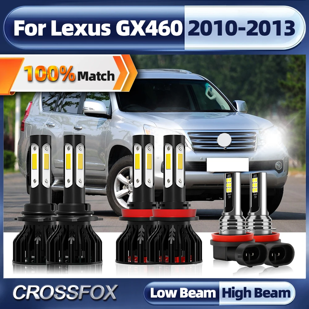 

Canbus LED Car Headlight 360W 60000LM Turbo Lamp 9005 HB3 H11 Car Light 12V 6000K White For Lexus GX460 2010 2011 2012 2013