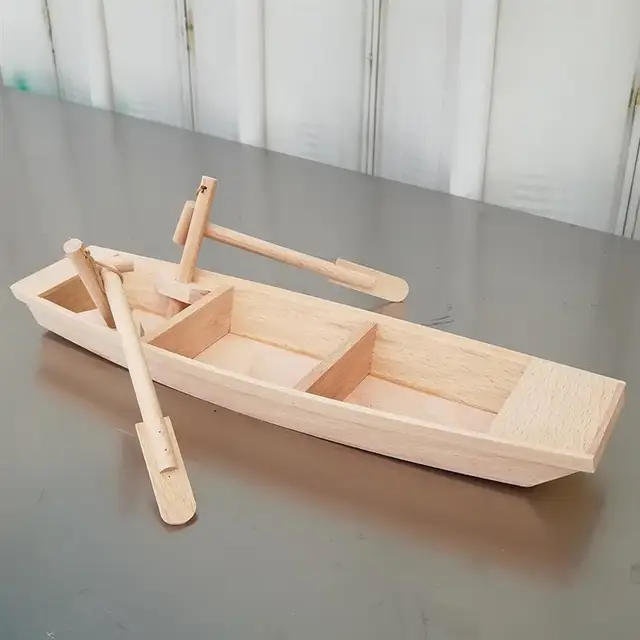 新品未使用 Wooden Model Boat 日本丸 2 手作り品 小さな木製のミニ木製