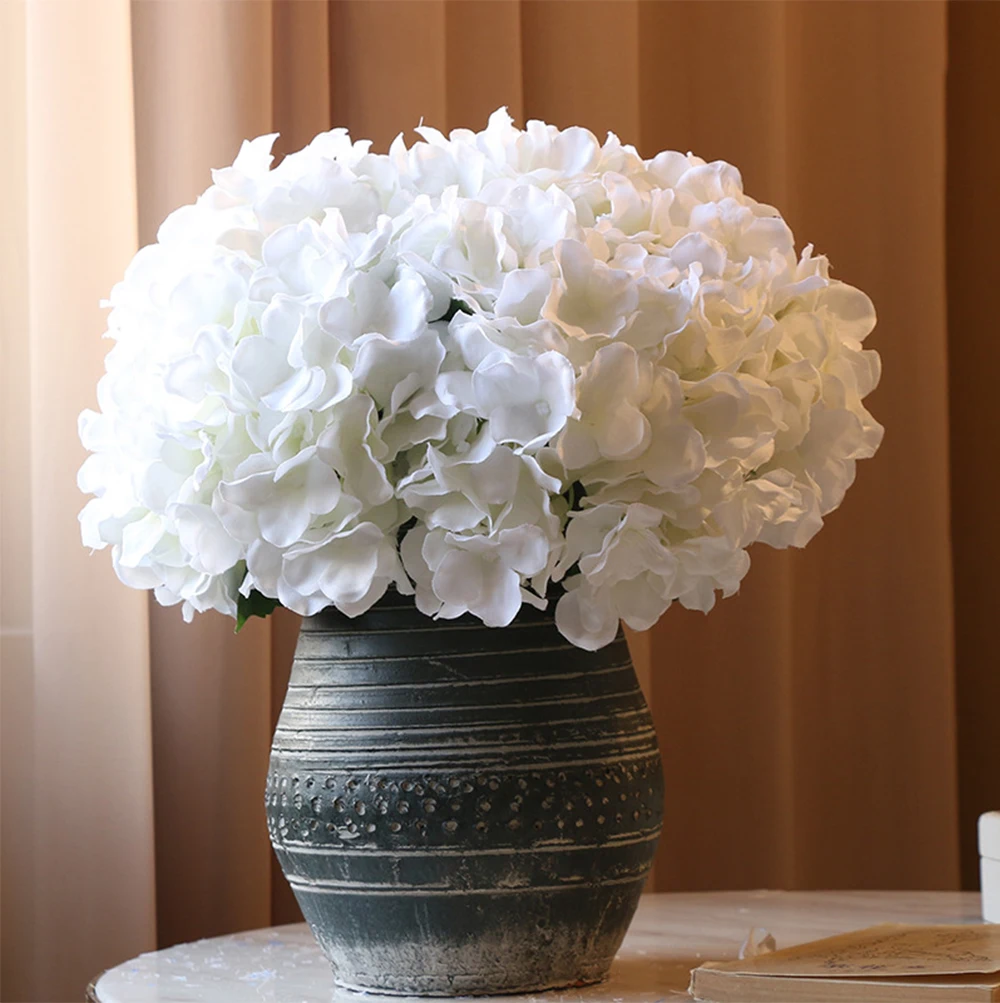 1/5/10 Stück 58 cm Hortensien-Blumenstrauß aus Seide, künstliche Blumen für Party, Hochzeit, Wohnzimmer, Heimdekoration, florale Dekoration – Detail 11