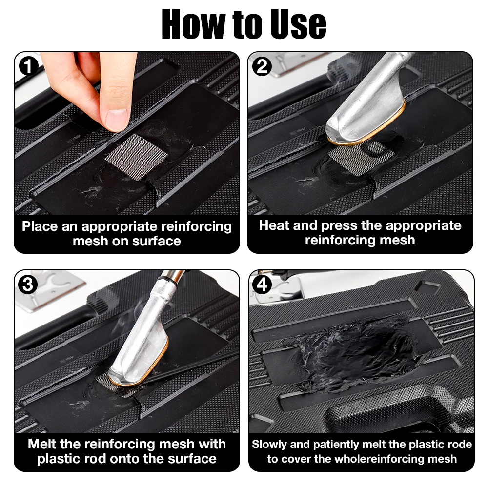 Car Bumper Repair Soldering Iron Kit Adjustable Temperature Welding Rework Station Welding Machine Repair Ironing Tool 50W/100W soldering iron