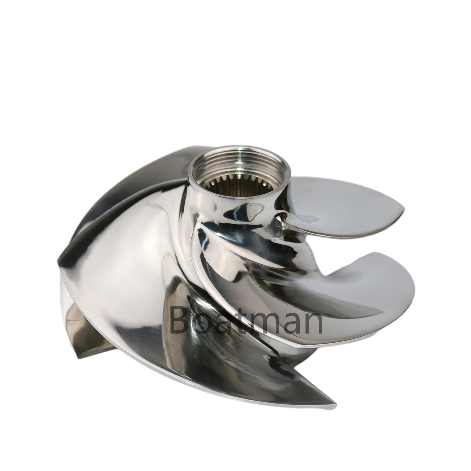 

Boatman 159MM Jet Ski Impeller OEM:SRZ-13/18A Fit Sea-Doo GTR 215HP/WAKE PRO 215HP/WAKE PRO 230HP Jet-Ski 4-Blades Polished