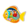Wooden Animal Jigsaw Dinosaur Puzzle Kids Education Toys Colorful Fruit Transportation Puzzles DIY Fish Jigsaw Board Games 6