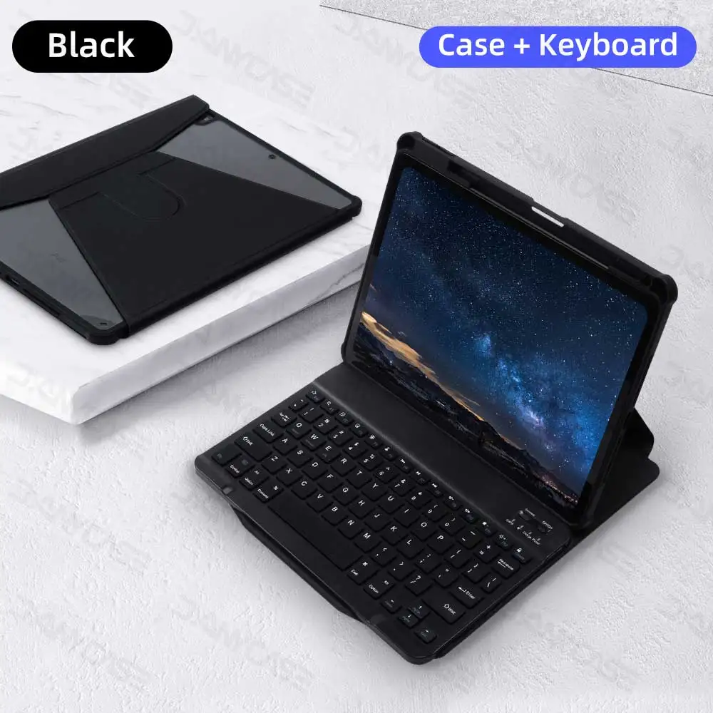 Premium Magnetic Keyboard Case with Transparent Cover and Mouse