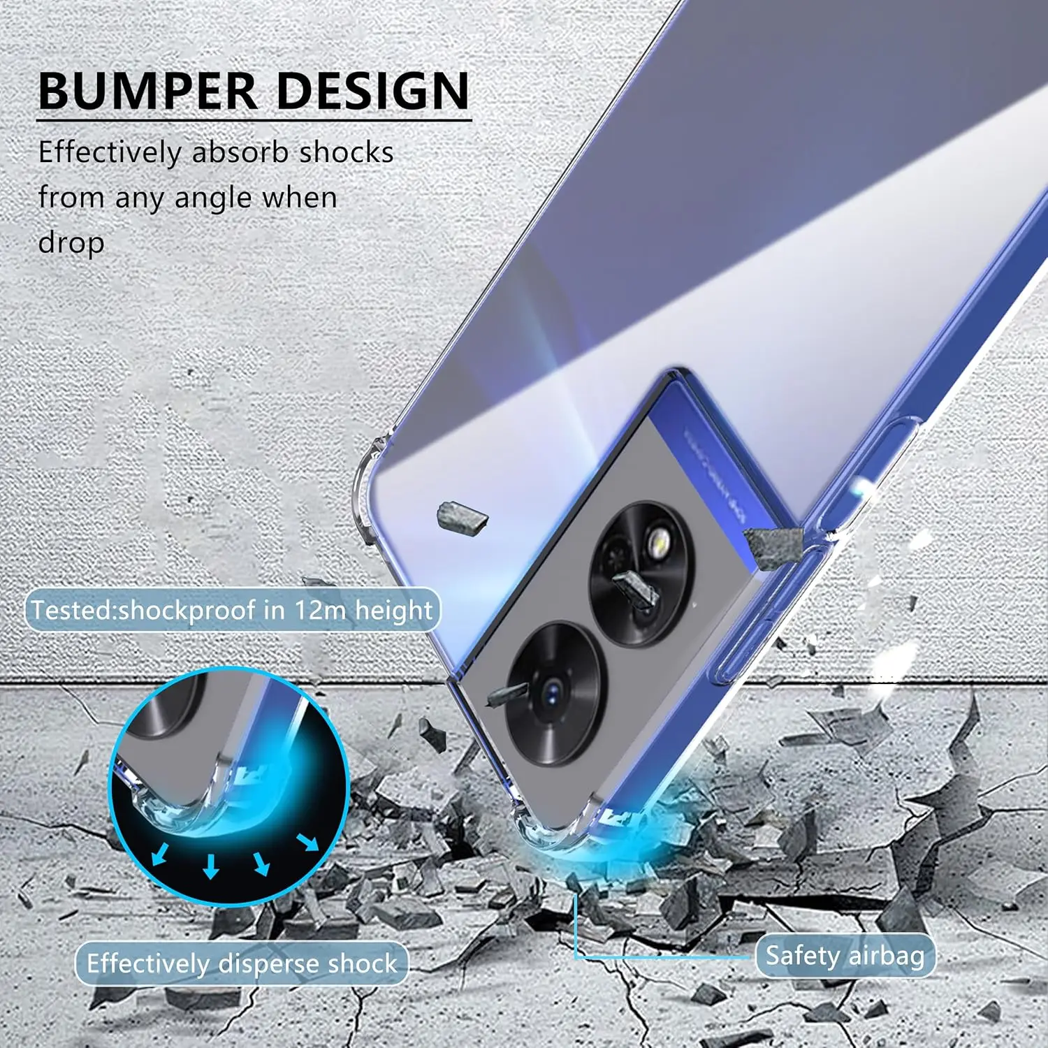 Transparent Shockproof Phone Case – TPU Protective Cover