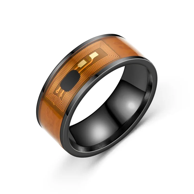 NFC Smart Ring Double Dragon Pattern Finger Jewelry ID Recognition Device with Chip with finger ring