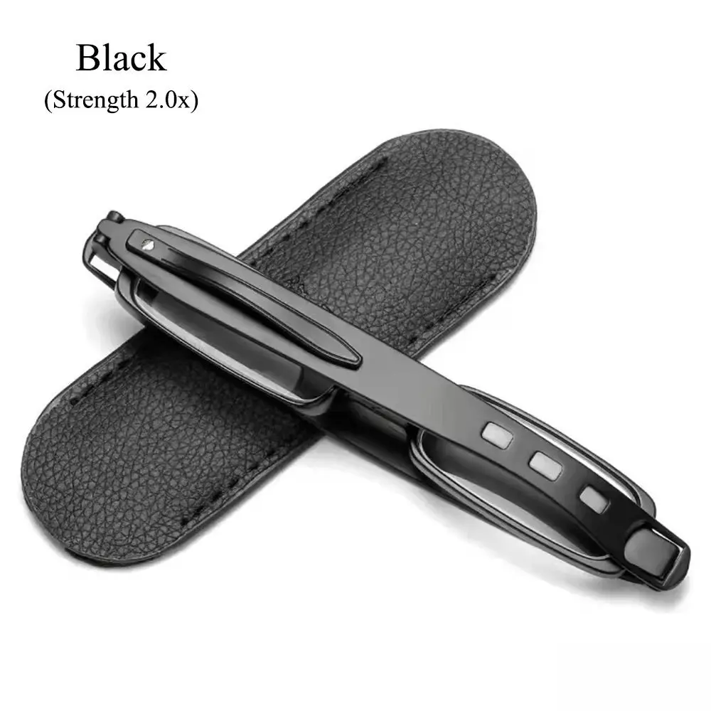 Sleek Metal Frame Ultra-Thin Unisex Reading Glasses with Portable Case