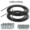 2pcs Car Brake Lines 5m 3/16" 4.75mm Auto Roll Tube Coils Brake Pipes With 20 Nuts 10 Connectors Kit