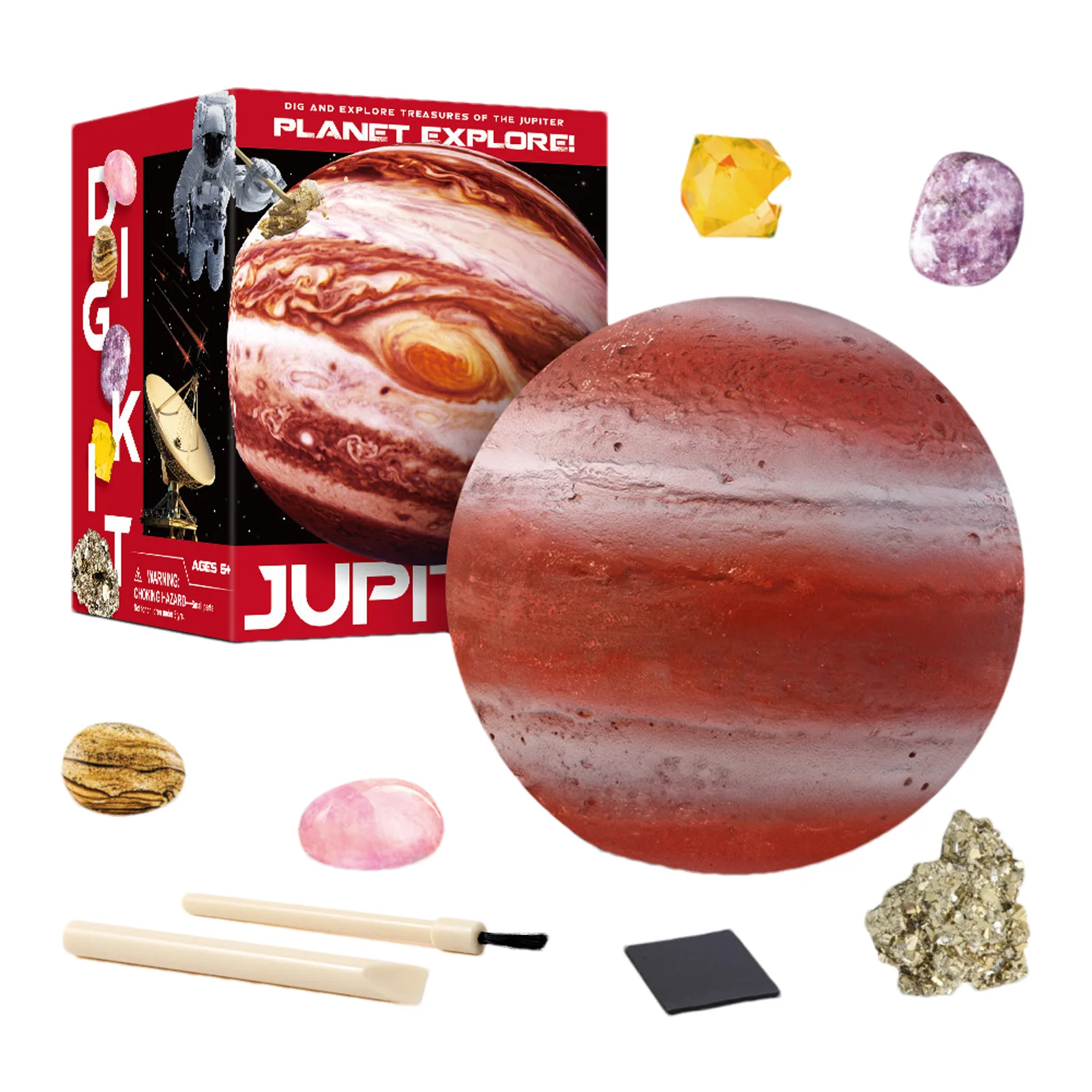 Kids Unique DIY Planet Gemstone Dig Mineral Gem Excavation Kit