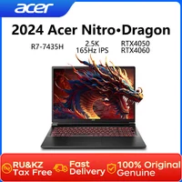 2024 Acer Nitro Dragon Gaming Laptop 16 Inch 2.5K 165Hz IPS Screen Netbook Ryzen R7-7435H 32GB 1TB RTX4060 Gaming Notebook PC 1