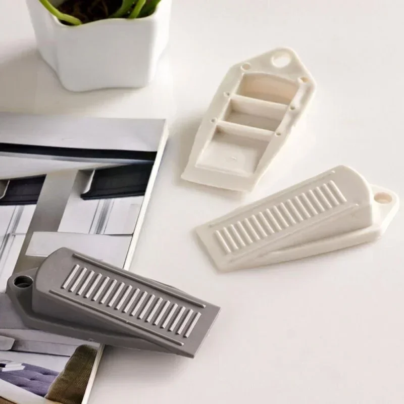 Door Wedge Shaped Rubber Stops Non-Slip Black Rubber Buffers for Office Home America Floor Stopper 2pcs / 5pcs door stopper silicone door stopper door stopper bumpers