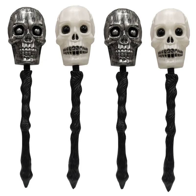 

Halloween Weapons Magic Sticks Equipment Cosplay Holding Skeletons Ghosts Threaded Walking