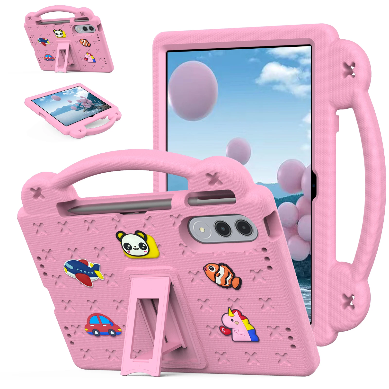 3D-Cartoon-EVA-Schutzhülle mit Ständer für Lenovo Xiaoxin Pad Pro GT 11,1 Zoll 2025 TB710FU 11,1" Kinder-Tablet-Hülle Funda Shell_voghion.com