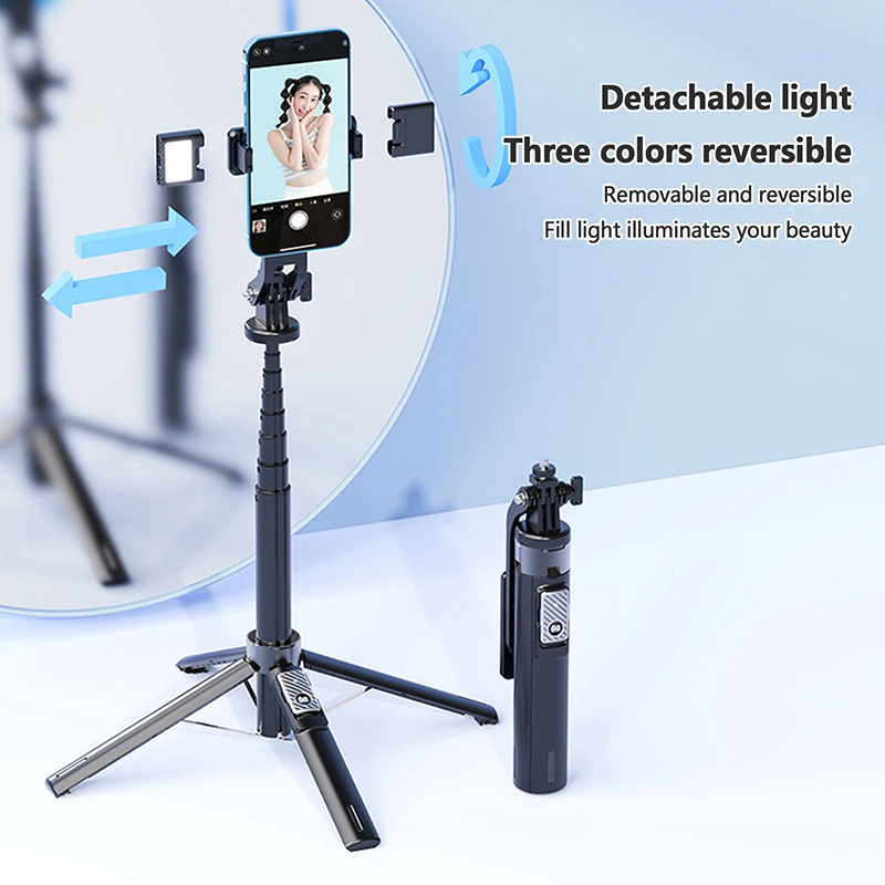 Mobile Phone Selfie Stick With Wireless Bluetooth Remote Shutter Selfie Stick Telescopic Portable Travel Phone Stand