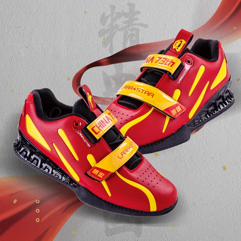 ProfessionalWeightLiftingShoesforCouplesLeatherSquatShoeMen