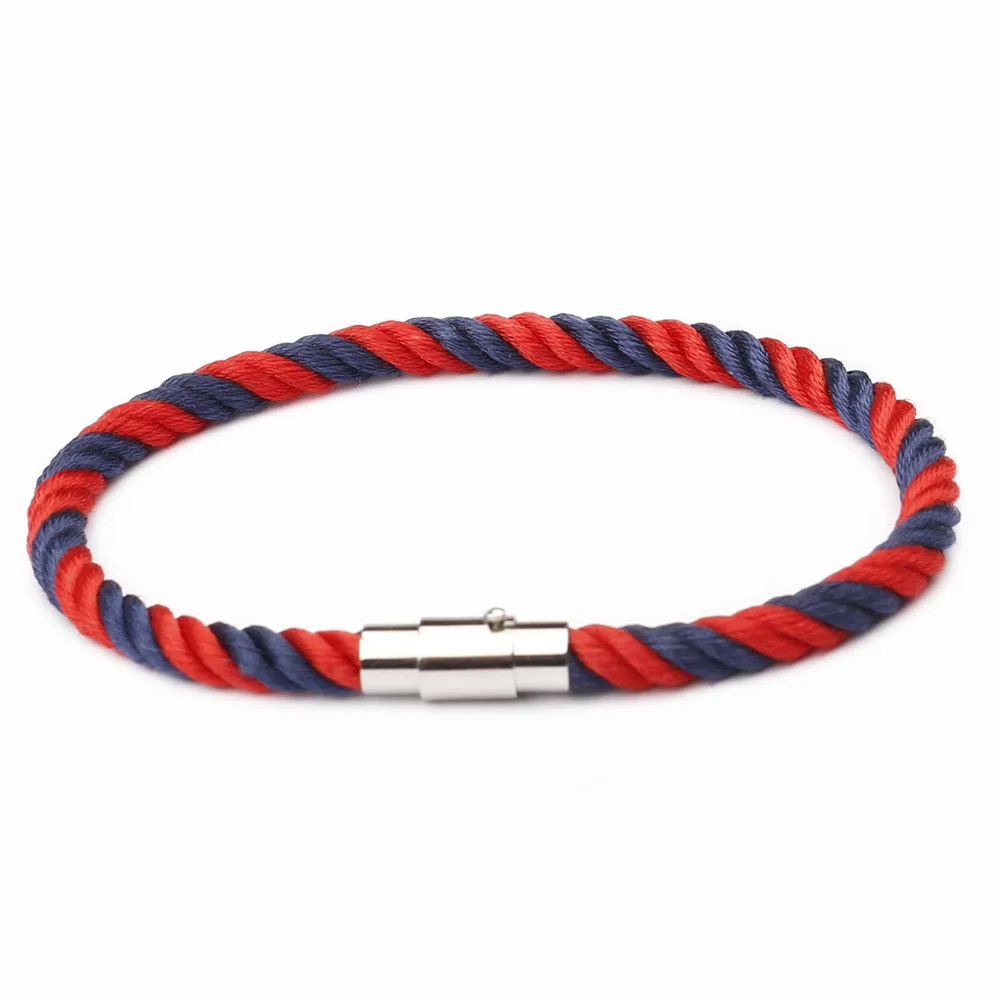 Bracelet Jewelry Fashion Rope Bracelet Men Women Copper Magnetic Clasp Male Bracelets Bangles Jewelry Summer Style Couple Bracelets SL021