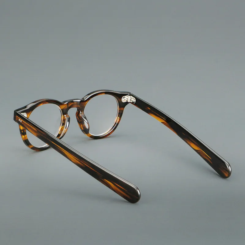 KLAR Marke Optische Brillen Rahmen Männer Frauen Vintage Gläser Acetat Brillengestell Für Männliche Anpassbare Rezept Objektiv – Detail 8