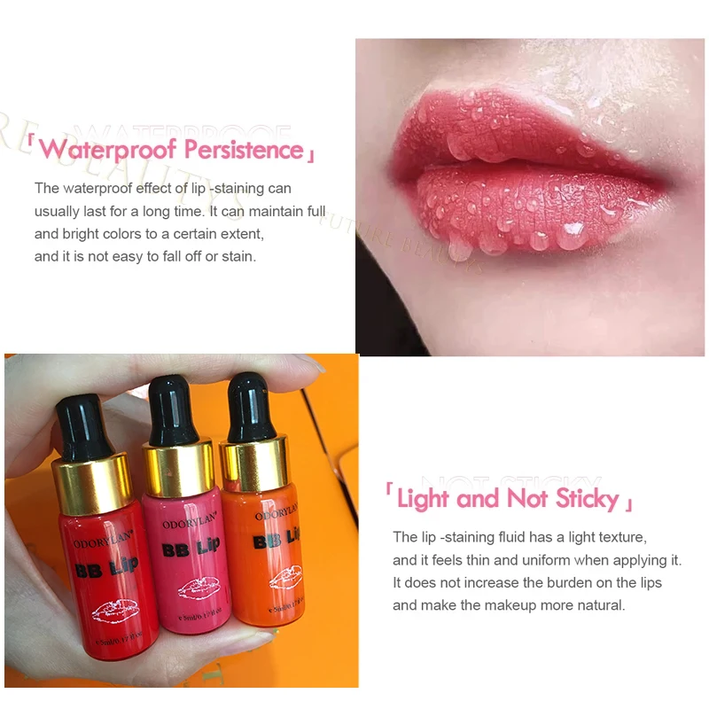 Korea 5ml Semi-permanent BB Lip Serum Starter Kit Long Lasting Moisturising Waterproof Lip Gloss Pigment Cosmetics Skin Care