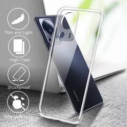 Transparent Clear Silicone Soft Case For Xiaomi Mi 13 12 11 Lite 12T 11T Pro Ultra Thin Back Cover Case For Xiaomi 12X 12 13 11i